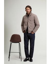 Woolrich - Gewatteerde Cloud-Bomber Bruin Grootte - Lyst