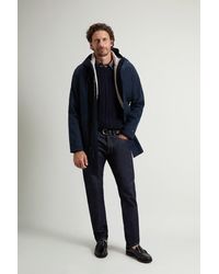 Woolrich - Weaver 3-In-1 Mantel Met Omkeerbare Binnenjas Blauw Grootte - Lyst