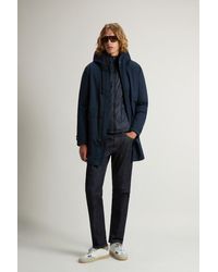 Woolrich - Herren Weaver 3-In-1-Mantel Mit Wendbarer Innenjacke Blau Größe - Lyst