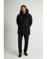 Woolrich - Arctic Parka Evolution Van Ramar Cloth Zwart Grootte - Lyst