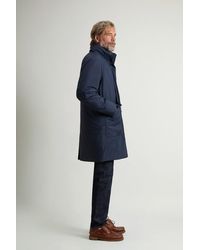 Woolrich - Abrigo De Light Micro Ripstop Con Capucha Extraíble Para Hombre Talla - Lyst