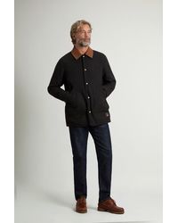 Woolrich - Barn-Mantel Van Italiaanse Wolmix Zwart Grootte - Lyst
