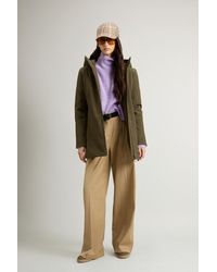 Woolrich - Firth Parka Van Tech Softshell Groen Grootte - Lyst