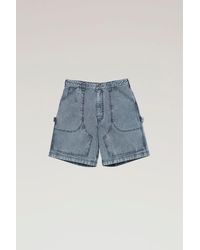 Woolrich - Rope-dyed Carpenter Shorts In Cordura Nylon And Cotton Blend - Lyst