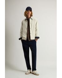 Woolrich - Herren Overshirt Keating Aus Recycelter Italienischer Wollmischung Größe - Lyst