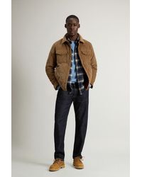 Woolrich - Herren Overshirt Alaskan Aus Cord Braun Größe - Lyst