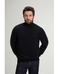 Woolrich - Jersey De Cuello Alto De Pura Lana Virgen Para Hombre Talla - Lyst