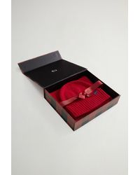 Woolrich - Conjunto Regalo Con Gorro Y Bufanda De Mezcla De Lana Merina Para Hombre Talla One - Lyst