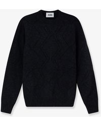Alpha Studio - Wool-Blend Crew-Neck Sweater - Lyst