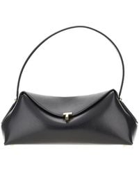 TOTEME - Leather T-Lock Shoulder Bag - Lyst