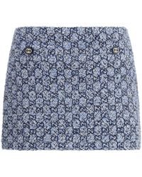 Gucci - Gg Tweed Skirt - Lyst