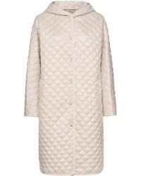 Max Mara - Quilted Long Down Jacket - Lyst