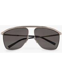 Saint Laurent - Metal Sunglasses - Lyst