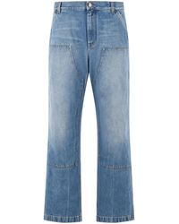 Versace - 'Carpenter' Light Denim Jeans - Lyst