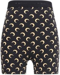 Marine Serre - Technical Stretch Fabric Shorts - Lyst