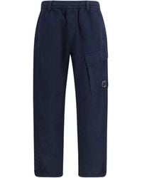 C.P. Company - Cotton Rip-Stop Boxy Lens Cargo Pants - Lyst
