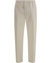 Lardini - Pants Cotton Drawstring - Lyst