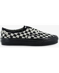 Vans - Lx Authentic 44 Fabric Sneakers With A Checkerboard Pattern - Lyst