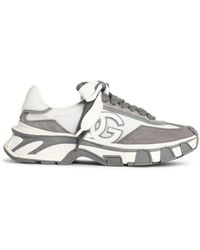 Dolce & Gabbana - 'Airmaster' And Fabric And Leather Sneakers - Lyst