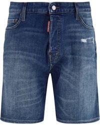DSquared² - Marine Short Denim Bermuda Shorts - Lyst