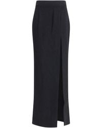 Alessandra Rich - Tweed Long Skirt - Lyst
