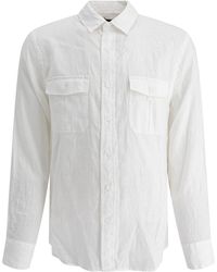 Vince - Linen "Utility" Shirt - Lyst