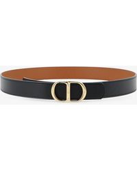 Dior - Dior Cd Icon Leather Belt - Lyst