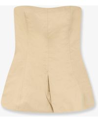 LAMRONS - Top Cotton-Silk Blend - Lyst
