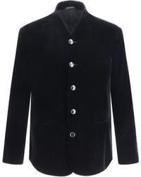 Giorgio Armani - Blazer One Shot Stretch Velvet - Lyst