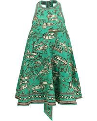 ALÉMAIS - Fish Sticks Mini Linen Dress - Lyst
