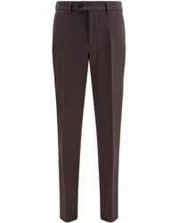 Brunello Cucinelli - Dyed Cotton Pants - Lyst