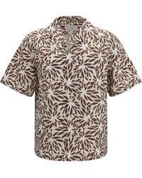Prada - Printed Cotton Bowling Shirt - Lyst