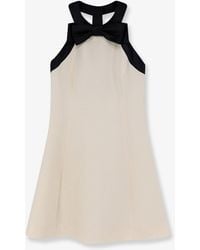 Valentino - Mini Dress With Bow Detail - Lyst