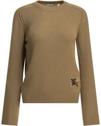 Burberry - "Janelle" Round Neck Sweater - Lyst