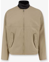 Bottega Veneta - Cotton Jacket With Intrecciato Detail - Lyst