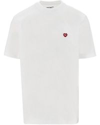 Carhartt - 'Small Heart' Cotton T-Shirt - Lyst