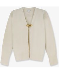 Bottega Veneta - Cashmere, Wool And Silk Cardigan - Lyst