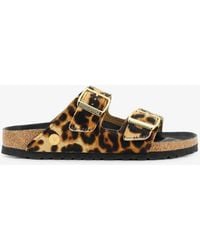 Birkenstock - Arizona Pony Skin Sandals Print - Lyst