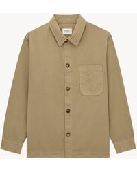 Saint Laurent - Cotton Overshirt Jacket - Lyst