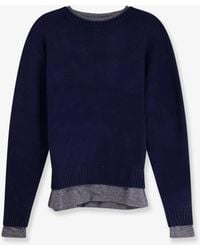Tonywack - Layered Wool And Cashmere Sweater - Lyst