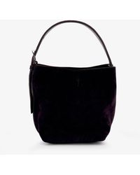 TOTEME - Small Belted Suede Handbag - Lyst