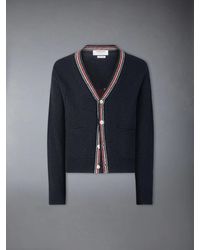 Thom Browne - Wool Mohair Cardigan - Lyst