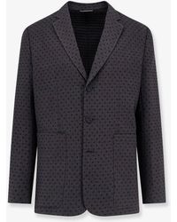 Dior - Dior Polka-Dots Virgin Wool And Alpaca Jacquard Blazer - Lyst