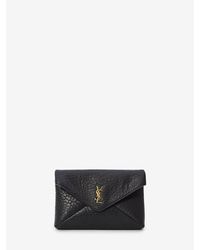 Saint Laurent - Envelope Mini Pouch With Chain - Lyst