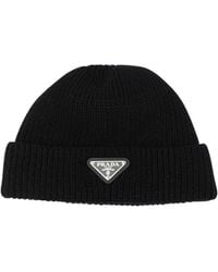 Prada - Cashmere Beanie - Lyst