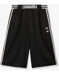 ADIDAS X WILLY CHAVARRIA - Recycled Nylon Bermuda Shorts With Printed Logo On The Front - Lyst