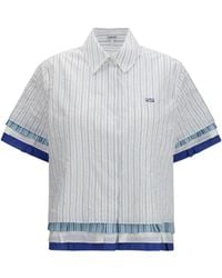 Loewe - Short-Sleeved Striped Shirt - Lyst