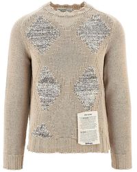 Ballantyne - Raw Diamond Cotton Crewneck Sweater - Lyst