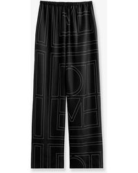 TOTEME - Pajamas Organic Silk Trousers - Lyst