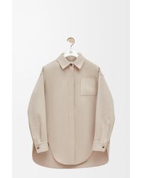 Loewe - Overshirt Jacket Light Melange - Lyst